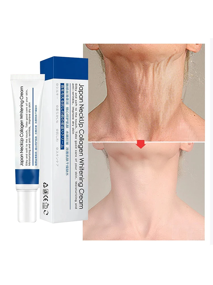 Neck Lines Protein Cream Moisturizer Moisturis Lift Neck Eliminate Double Chin Eliminate Neck Fine Lines Anti-ageing Brightening