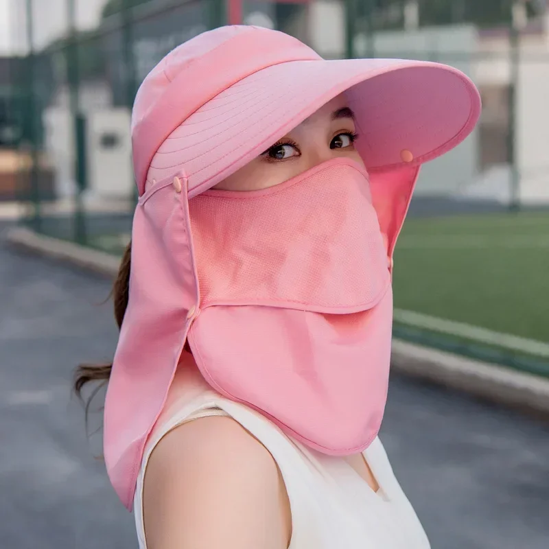 Sun Hat Women's Summer Version of The Korean Anti-uv Electric Car Big Top Hat  Can Be Disassembled Hat Wholesale Sun Protective