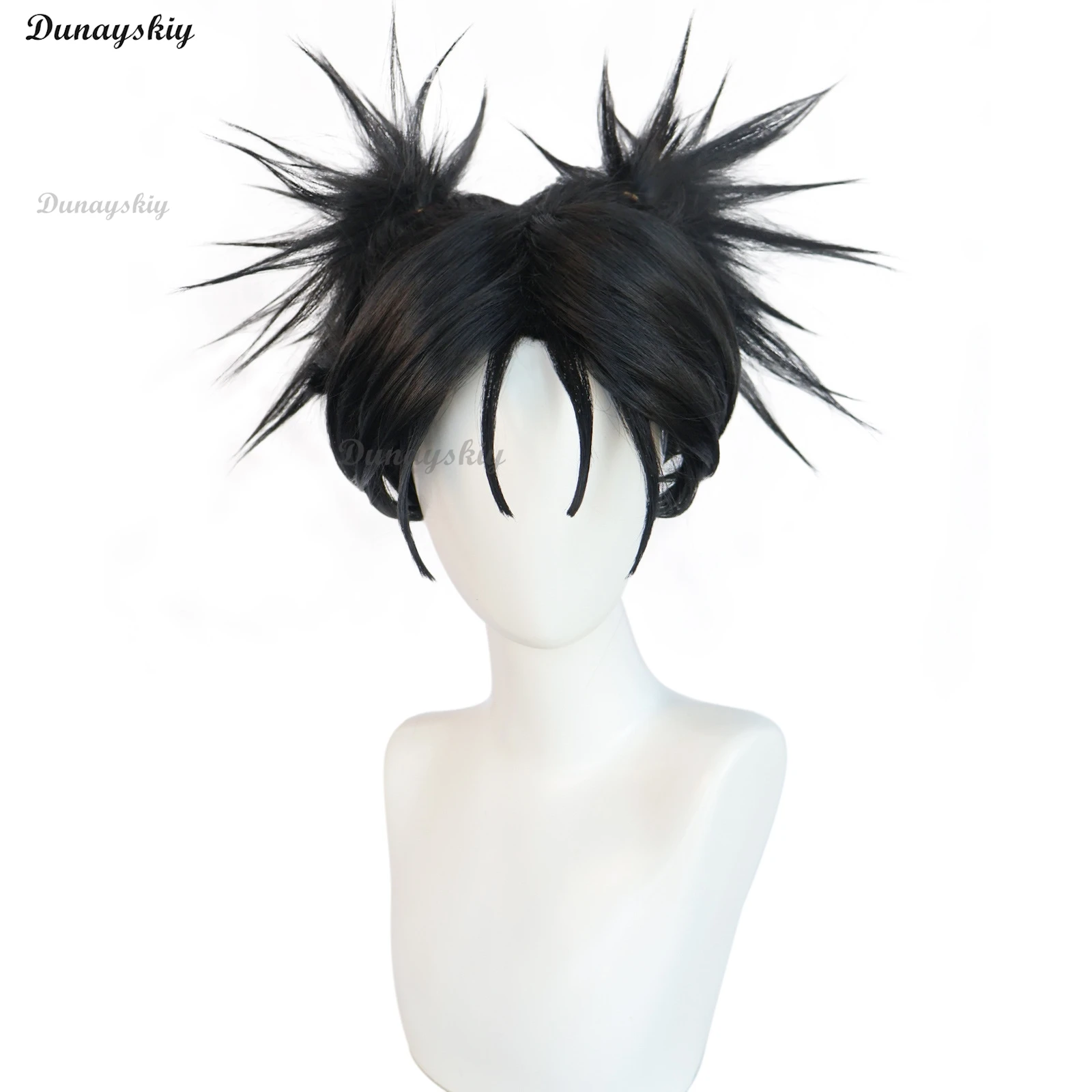 Choso Cosplay Wig Anime Jujutsu Kaisen Season 2 Black Double Ponytail Hair Sticker Itadori Yuji Halloween Party Customized