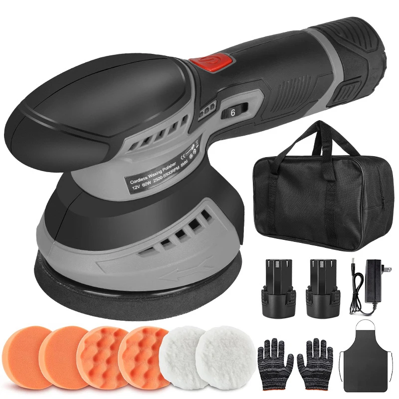 Lithium Electric Polishing Machine for Car Polishing, Waxing, Cleaning and Scratch Removal