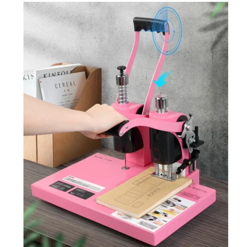 Fully automatic electric hot-melt binding machine; compact manual punching machine for proposals and documents