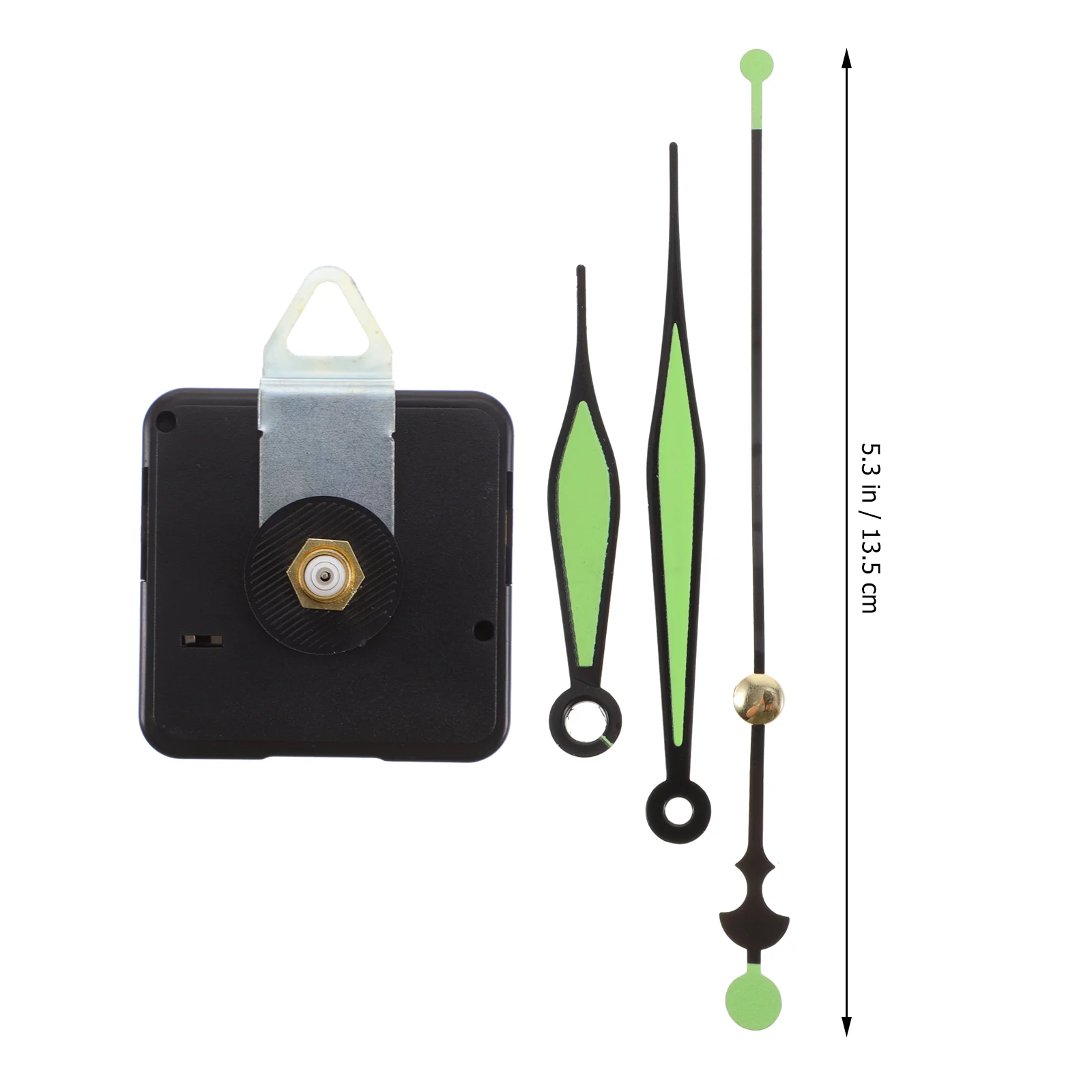 Silent Fluorescent Clock Mechanism 5 Axis 18 028 Plastic Kit Operated Wall Clock Motor Hands Replacement Shaft