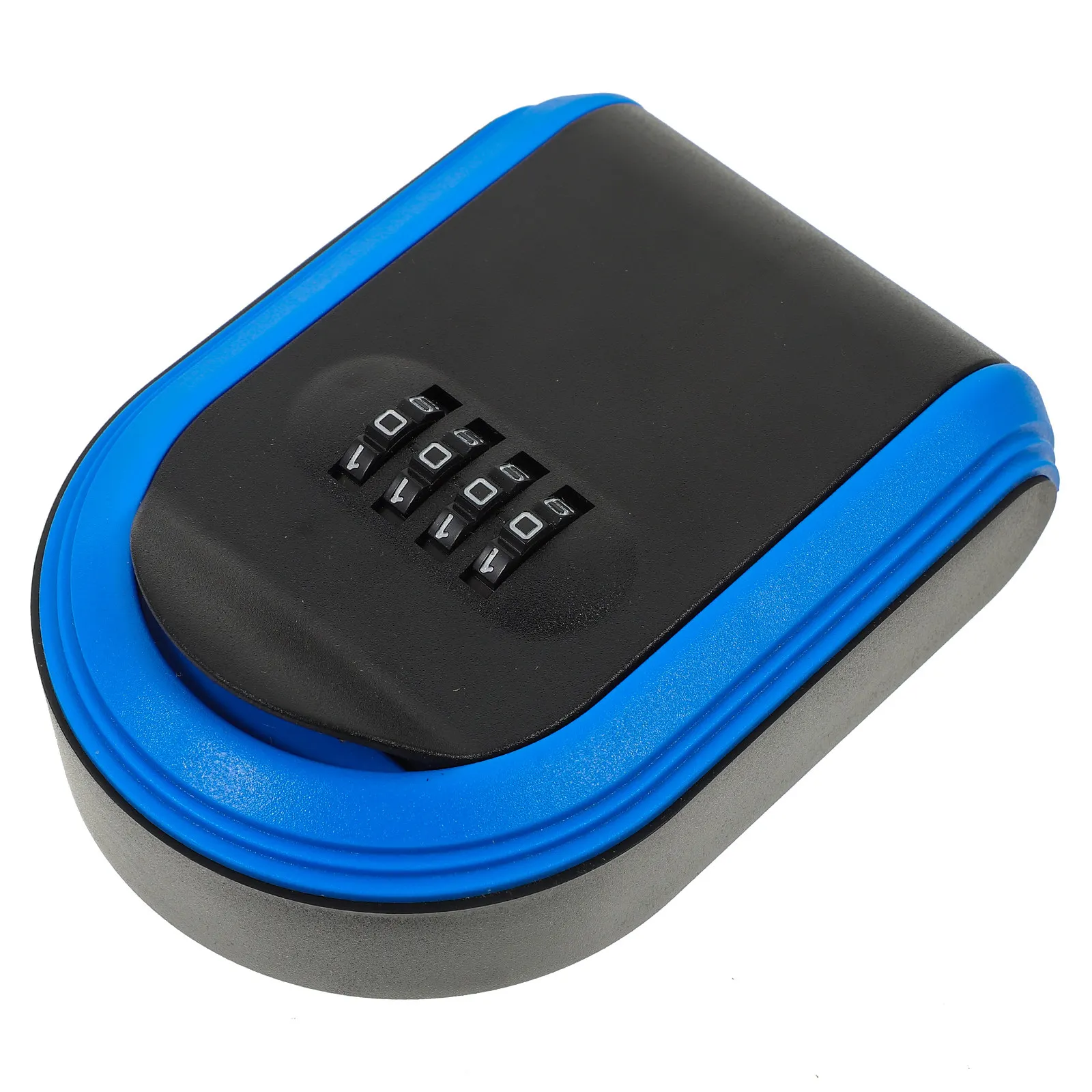 Outdoor Key Lock Box Wall Mounted Plastic Password Lock Resettable 4 Digit Combination Safe for Keys Key Box with Code