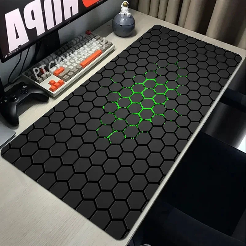 CIFBUY Geometric Minimalism Large Gaming Mouse Pad PC Keyboard Desk Mat Non-Slip Rubber Base Home Office Laptop Decor
