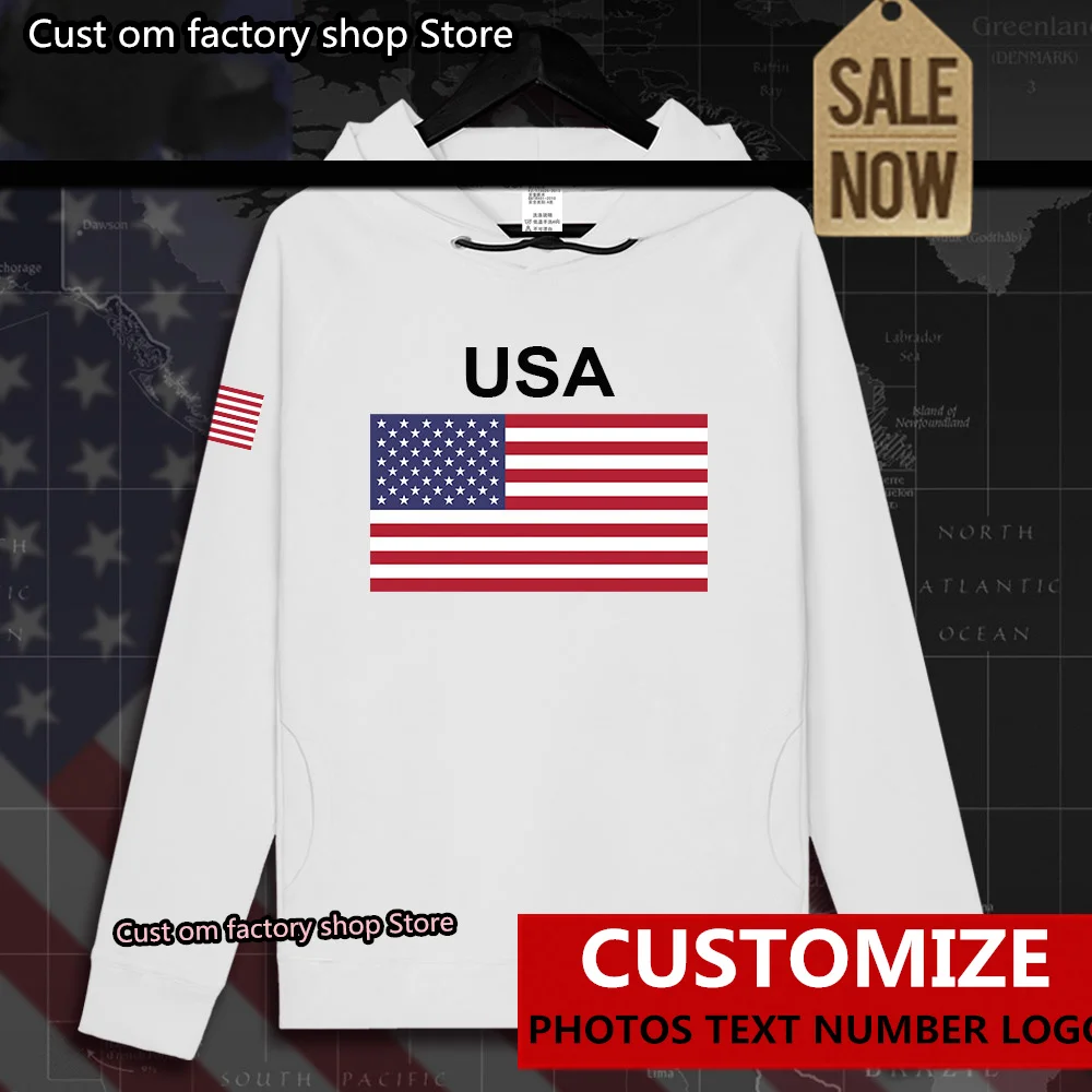 

United States of America USA US mens hoodie pullovers hoodies men sweatshirt thin streetwear clothes hip hop tracksuit nation 02