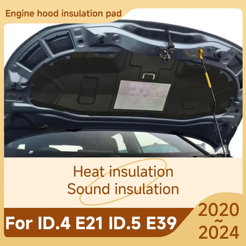 

Front Hood Engine Sound Pad For Volkswagen VW ID.4 E21 ID.5 E39 2020 2021 2022 2023 2024 Cotton Cover Mat Anti-Shock Accessories