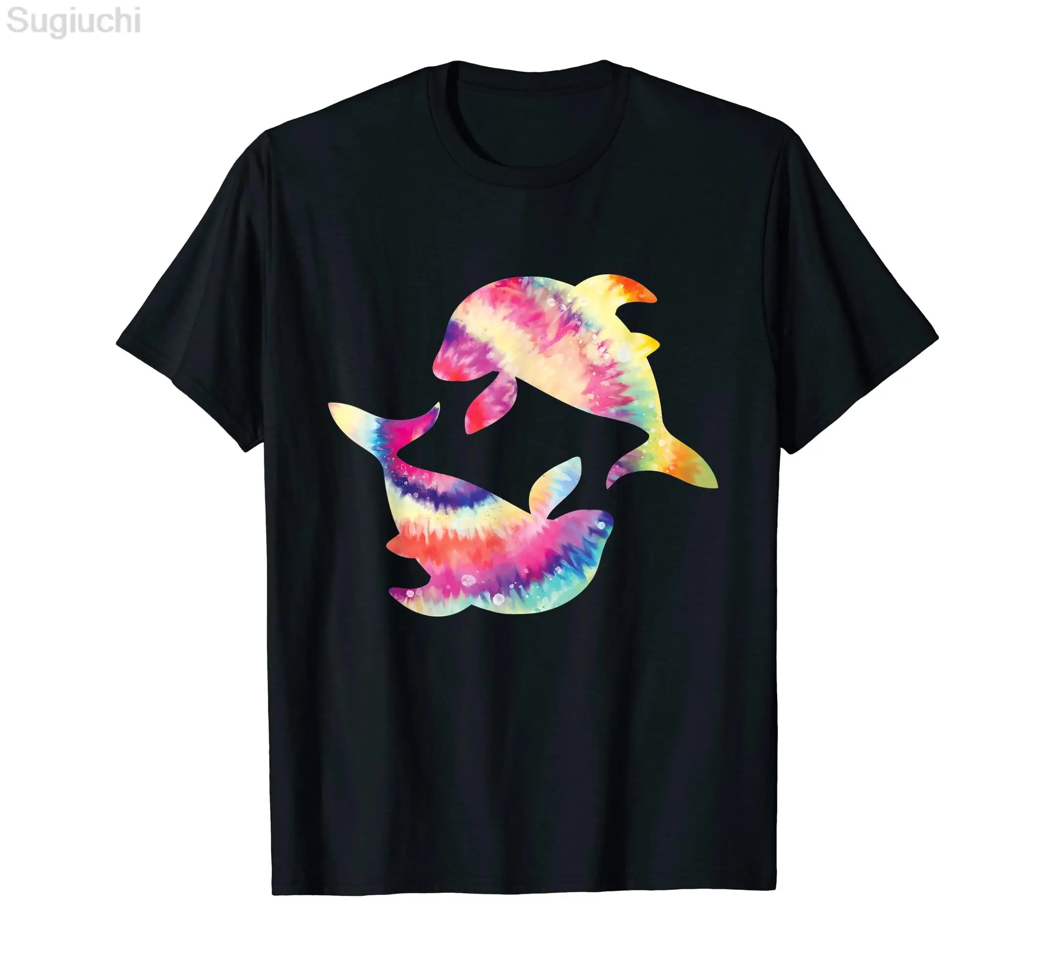 100% Cotton Retro Dolphin Lover Vintage T-Shirt Graphic Harajuku Fashion Tee T Shirt XS-5XL