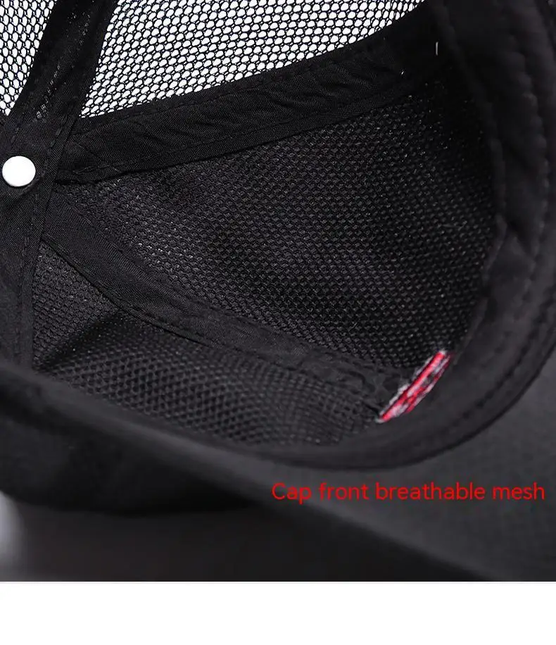 Overs ize Big Head Man Plus Size Baseball Cap Frühling Sommer dünne Stoff Mesh Sonnenhut männlich Snapback m 55-59cm l 60-64cm – Detail 20