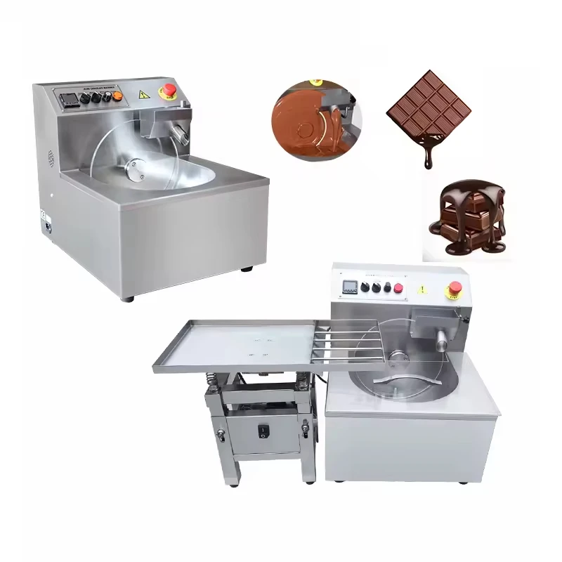 Small Automatic Chocolate Tempering Machine - 5-15kg Mold Forming/Melting, Home/Commercial, Stainless Steel, Easy Operate