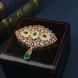 Dicai Ladies Brooches Algeria Wedding Jewelry Gift Accessories Luxury Ladies Brooches Fashion Brooches Bridal Gifts Lapel Pins