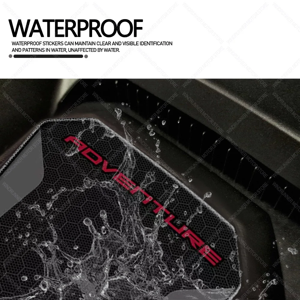 オートバイアクセサリータンクパッド 3D ゲルエポキシ樹脂ステッカーキット抗スリップ防水ステッカー ADV 350 adv350