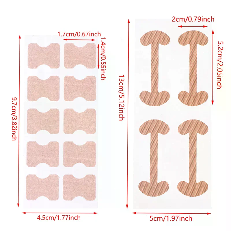 Ensemble d'autocollants professionnels pour correcteur d'ongles incarnés, soins des ongles des orteils, outils de pédicure, soins de santé, protection du traitement Paronychia