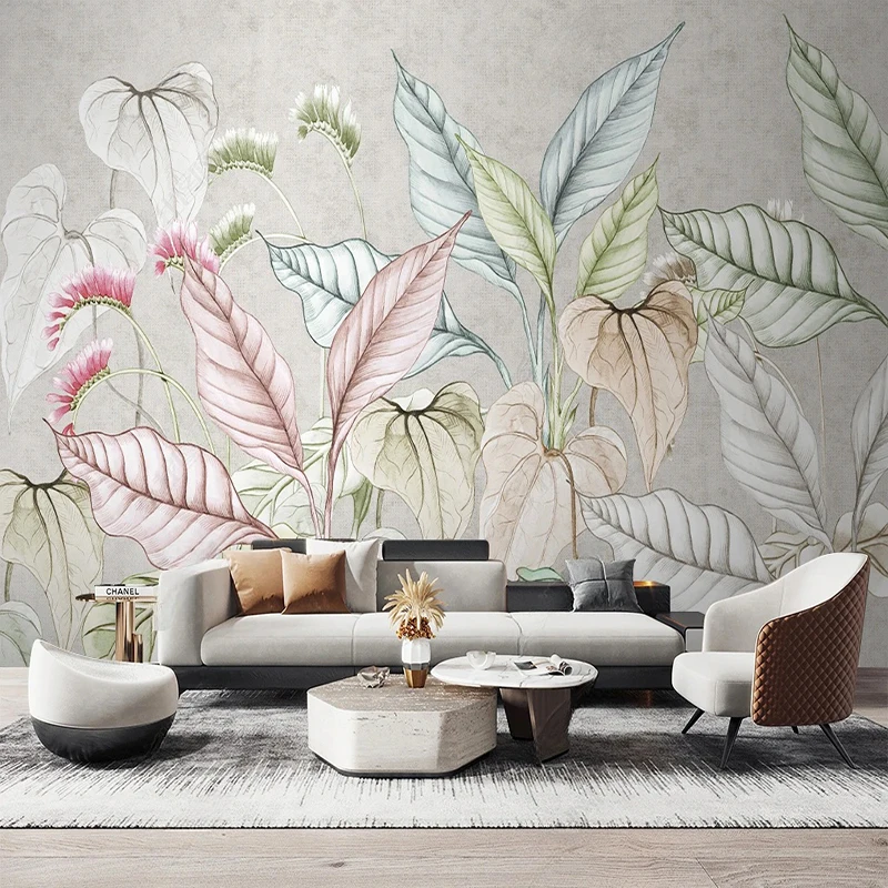 Custom 3D Photo Wallpaper American Garden Hot Green Plant Mural Living Room Bedroom Kids Room Wall Papers Home Decor 3D Fresco
