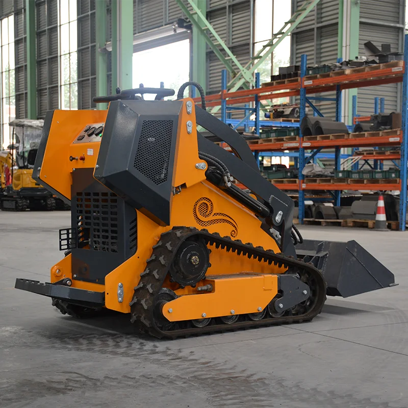 

Customized High Efficiency Small Skid Steer Loader Hydraulic Skidsteer Mini Crawler Skidsteer Loaders With Bucket
