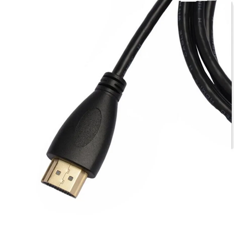 Micro typu D do wpisania kabla HDTV 0.5m 1m 1.5m 3D 4K męski wysokiej jakości pozłacany Adapter HD do tabletu HDTV kamera PC