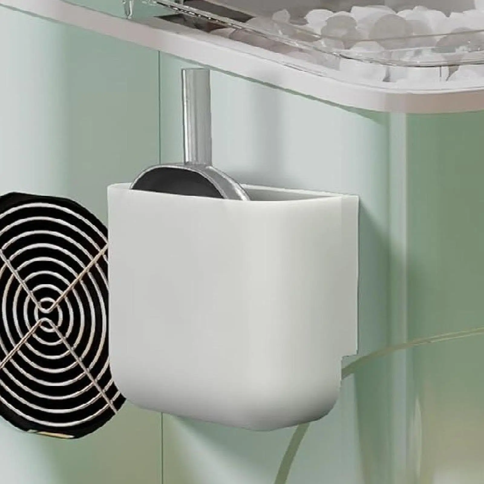 Holder Wall Mount ABS Storage Rack Easy Install Stand for Refrigerator Appliances and Ice Bucket