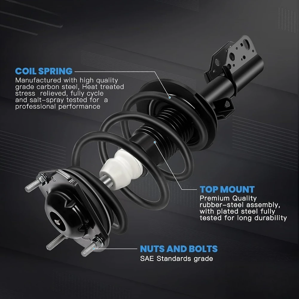 1PC Front or Rear Shock Absorber for Buick Enclave 2008-2012  for Chevrolet Traverse 2009-2012 for GMC Acadia 2007-2012 Strut