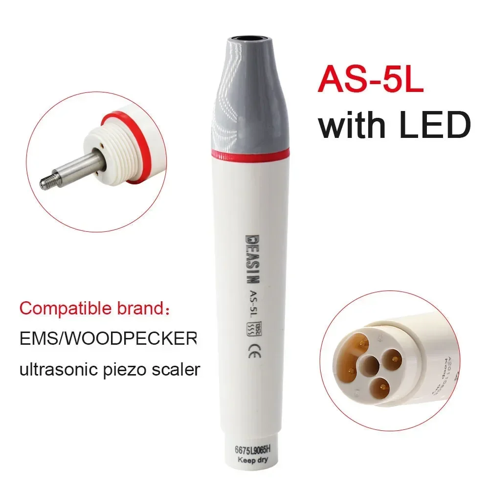 DentalsUltrasonic Piezo Scaler Handpiece HD-7L/HW-5L With Led HD-7H/HW-3H Without Led Fit Original Handle Teeth Whitening