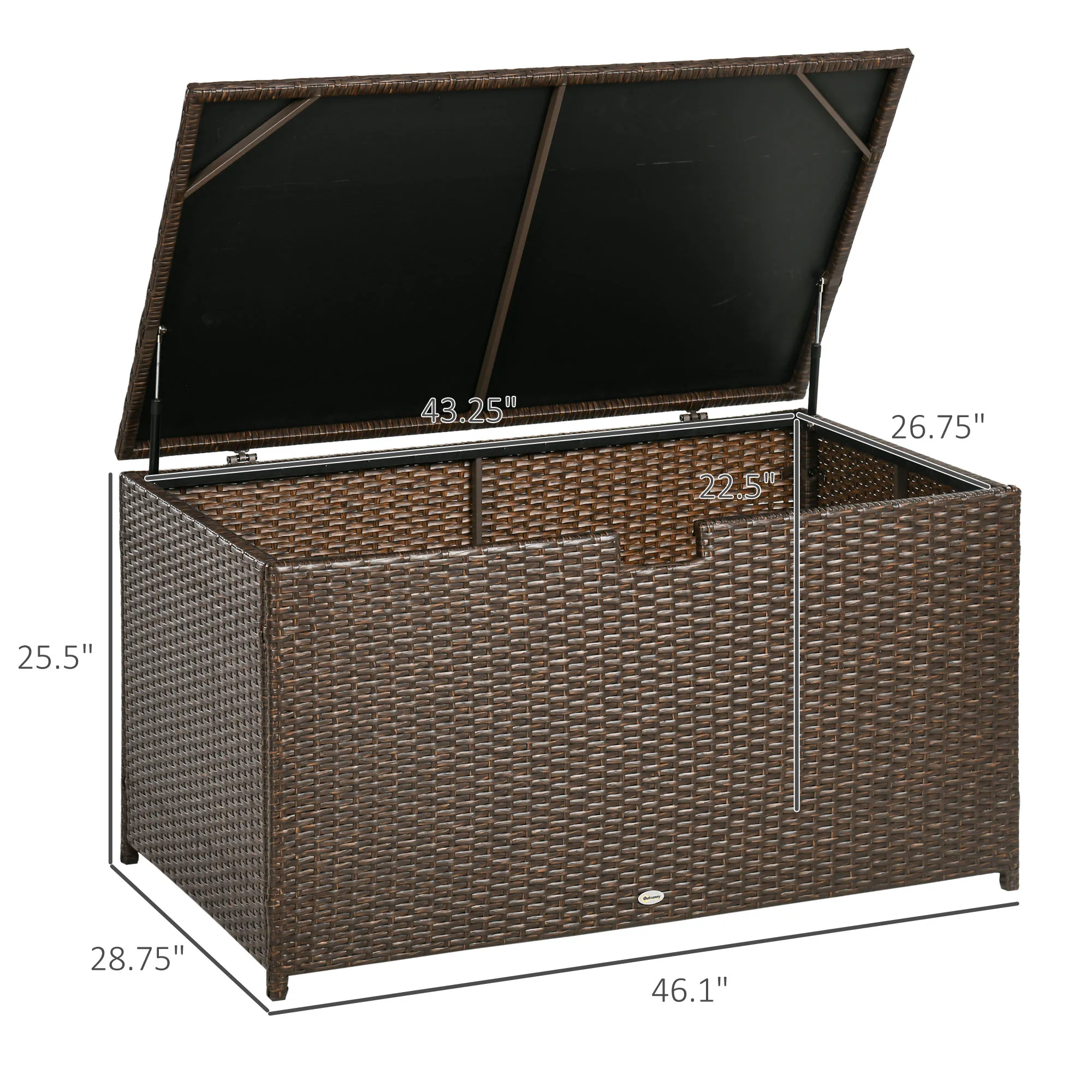 113 Gallon Deck Box with Groov - đánh giá và giá Gardening Tools Box