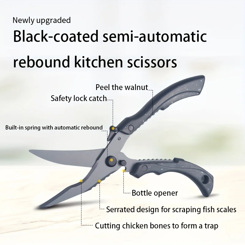Mehrzweck Ultra Scharfe Schere Chef Schneiden Huhn Knochen Fleisch Schere Fisch Huhn Schere Bequemlichkeit Küche Schere Werkzeug