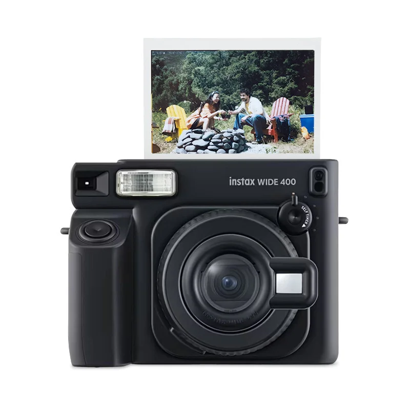 Оригинальная камера моментальной печати Instax Wide 400 с автоспуском, автоматической экспозицией, для широкоформатной пленки, фотоаппарат для вечеринок, подарок.