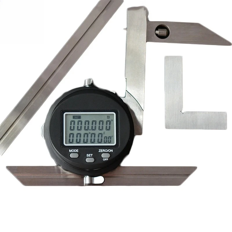 1pc Digital display universal Angle ruler 3V multi-function stainless steel electronic high precision Angle measuring tool