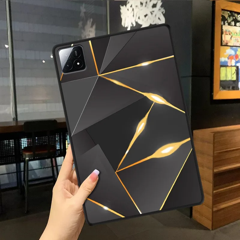 Tablet Case For Xiaomi Pad 6S Pro 12.4\'\' 2024 Slim Soft TPU Protective Back Cover For Xiaomi Pad 6 Pro 2023 Mi Pad 5/6 Pro 11\'\'