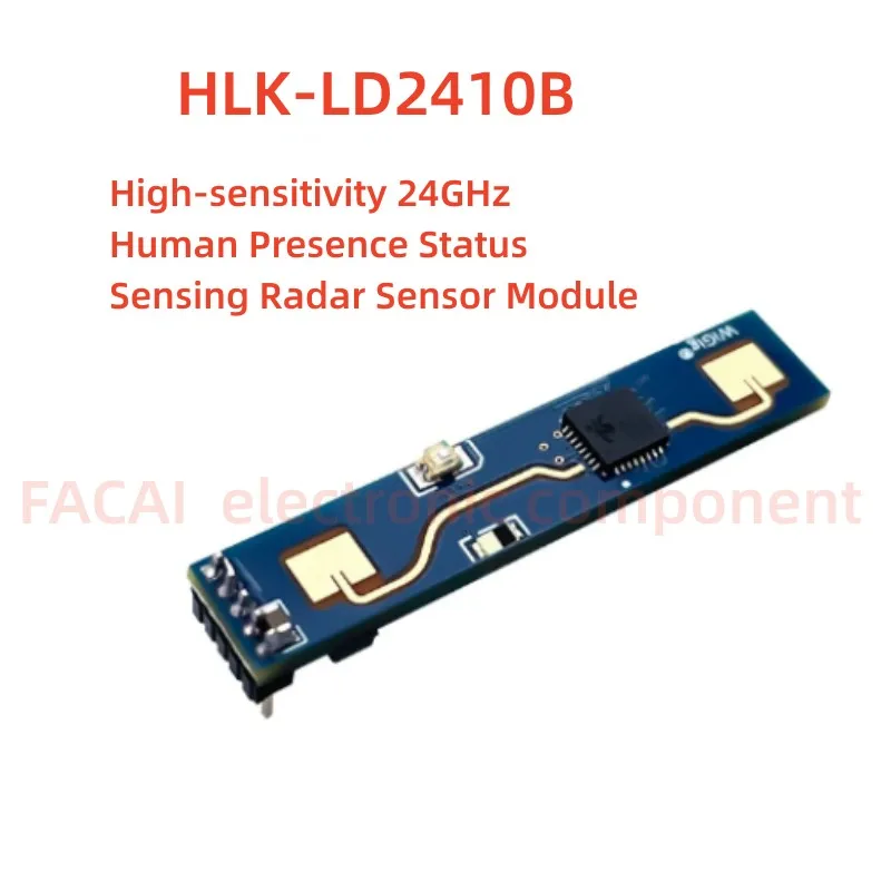 

HLK-LD2410B Test Kit LD2410 FMCW 24G Smart Human Presence Status Sensing Radar Heartbeat Detection Sensor Module High Sensitivit