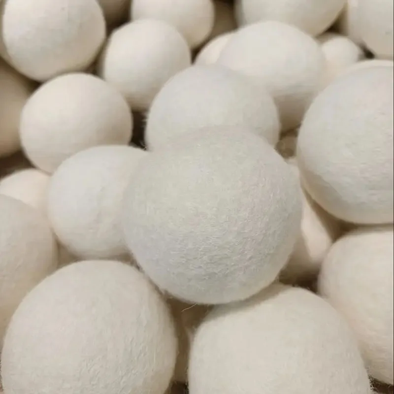 100% كرات مجفف الصوف الملابس منعم النسيج الطبيعي يقلل التجاعيد غسالة مجفف سريع الكرة قابلة لإعادة الاستخدام اكسسوارات المنزل #3