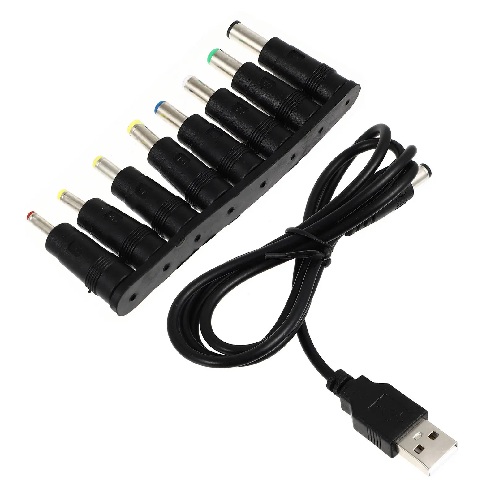 1Set Universal Dc Adapter Multipurpose USB to Dc Power Cable Adapter High Electrical Strength for Camera Charging