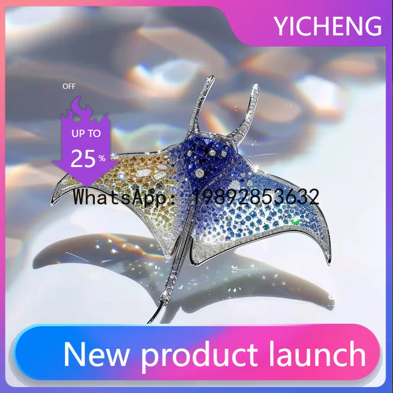 

XZ Original Design Exquisite, Brooch, Personalized Sea Life Pin Daily Clothing Accessories