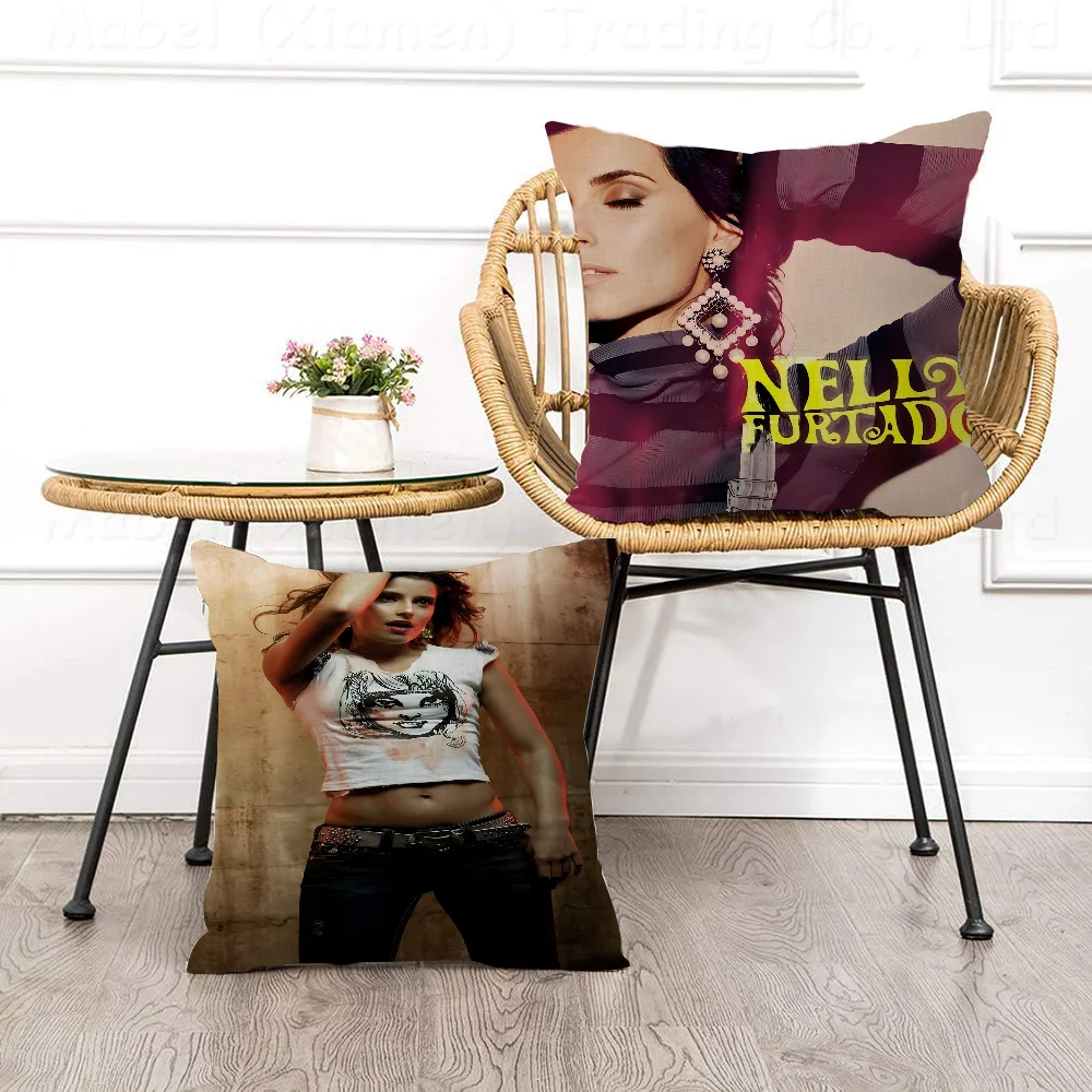 

Nelly Furtado Cushion Cover Pillowcase Upholstery Sofa Throw Pillow Home Decor Pillowcas