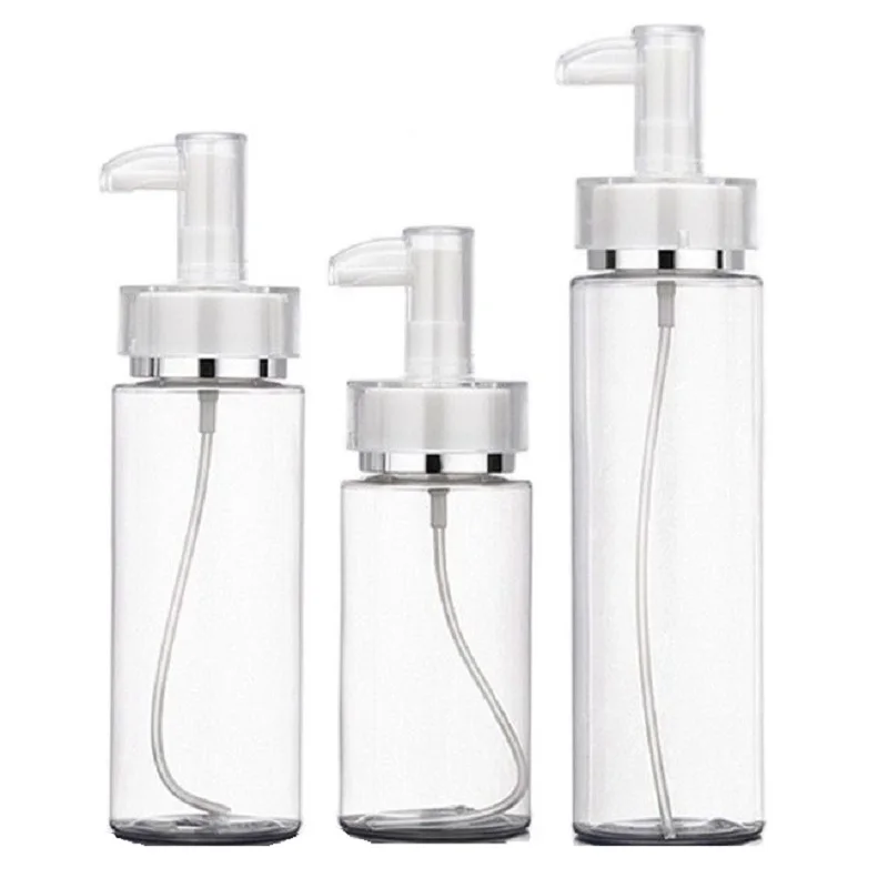 120/160/200ml Fine Mist Spray Bottle Clear PET Plastic Disinfect Alcohol Sprayer Skincare Toner Water Perfume Spray Bottle 15pcs