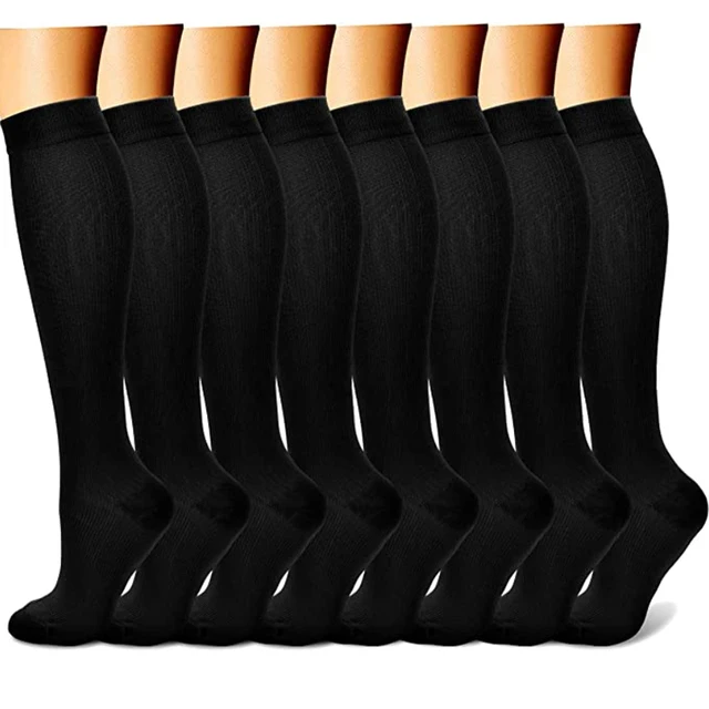 Running Compression Stockings Men Women Marathon Sports Socks Hiking Socks 20-30mmHg Fit Flight Pregnancy Swollen Varicose Veins