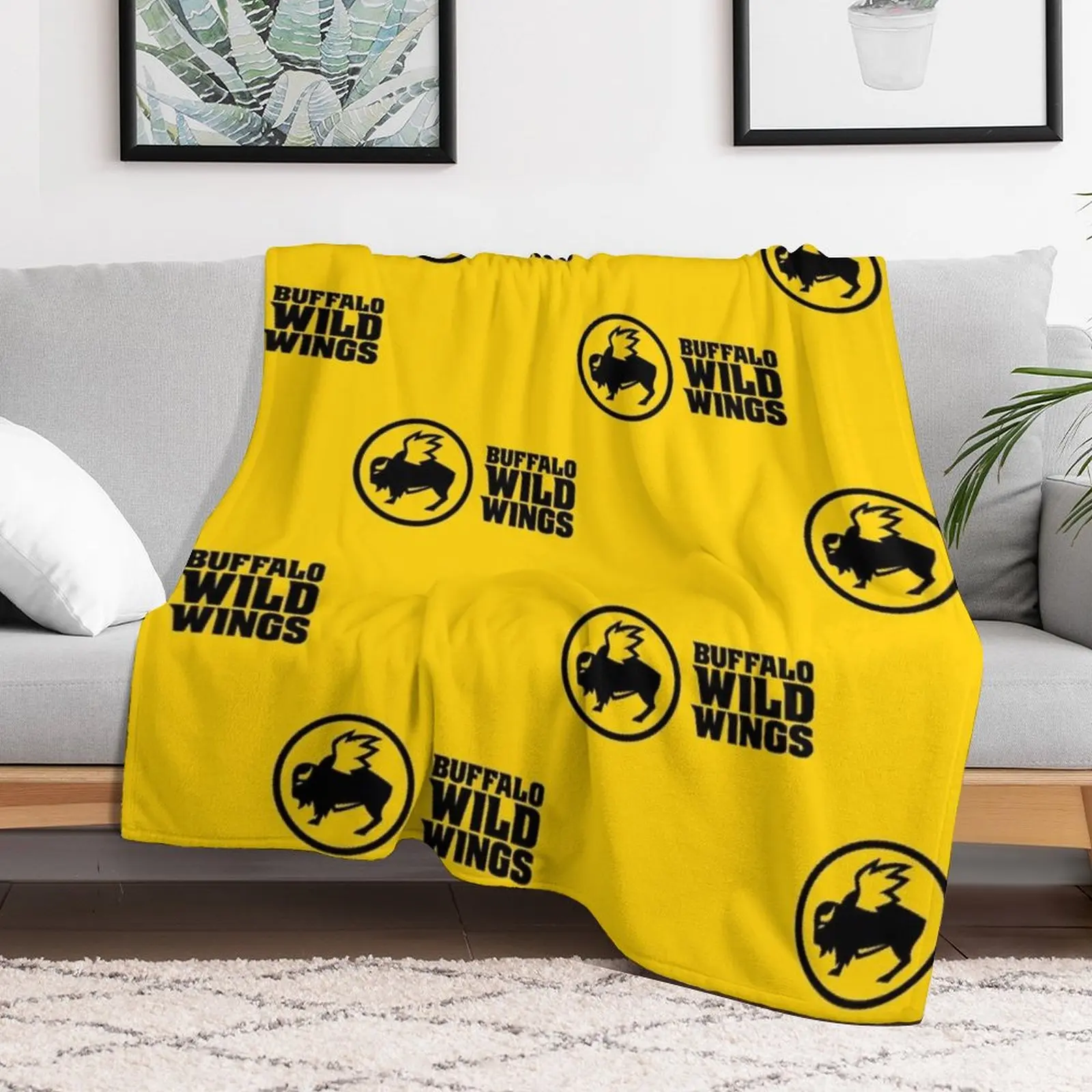 Buffalo Wild Wings Resto Throw Blanket Warm cosplay anime Hair for winter Blankets