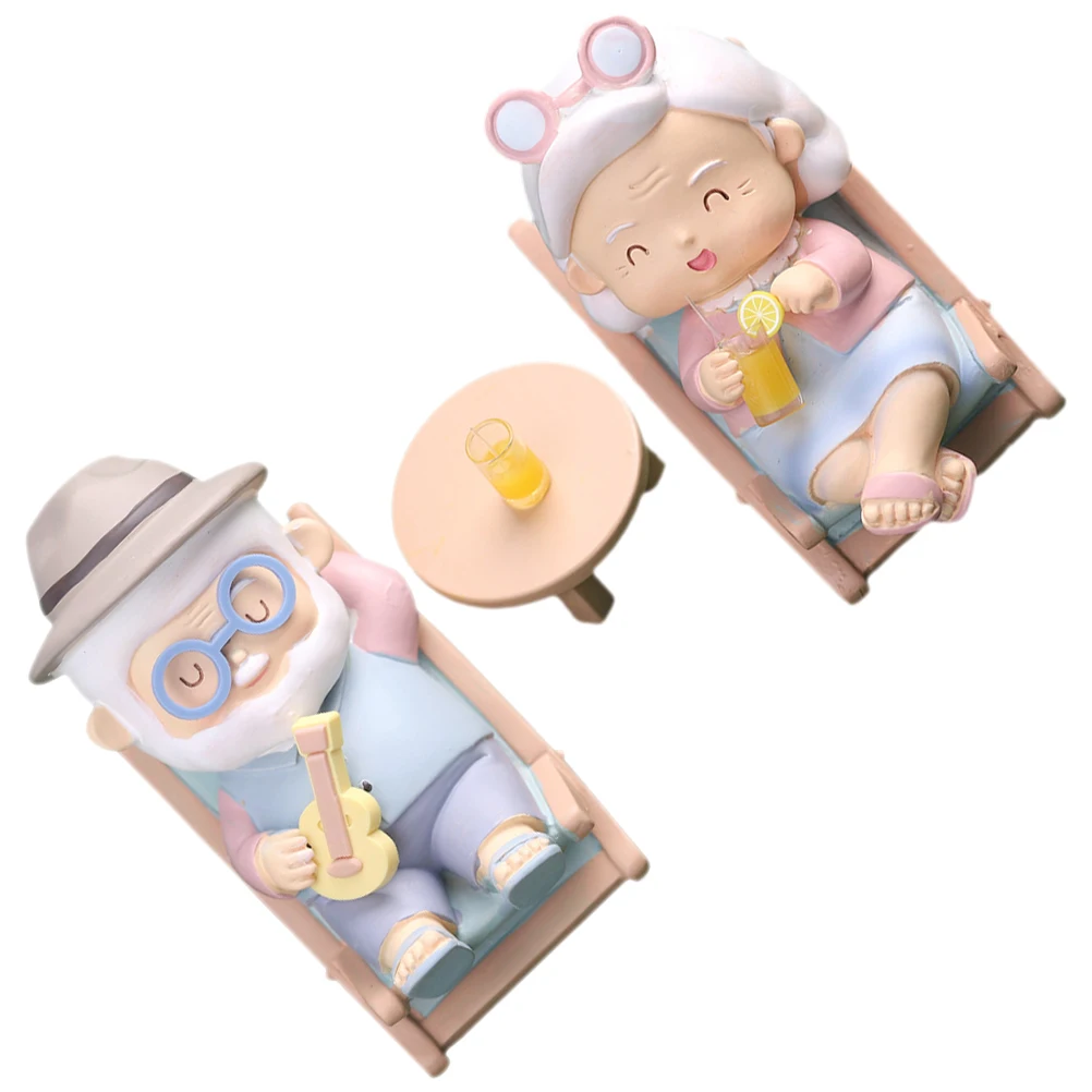 

Couple naments Elderly Figurines Sturdy Material Perfect Decoration Car Tabletop Gifts For Couple Gr ma Gr pa Christmas Presents