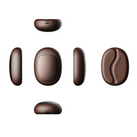 Mini Magnetic Hand Warmer Split Type, Coffee Bean Hand Warmer USB Charging Type
