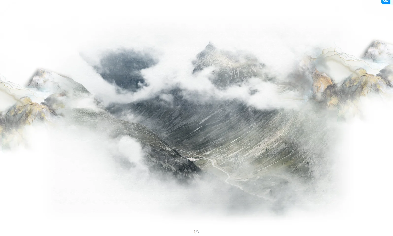 Benutzer definierte Tapete Foto Wandbild künstlerische Abstraktion Tinte Landschaft TV Hintergrund Wand dekoration Tapete