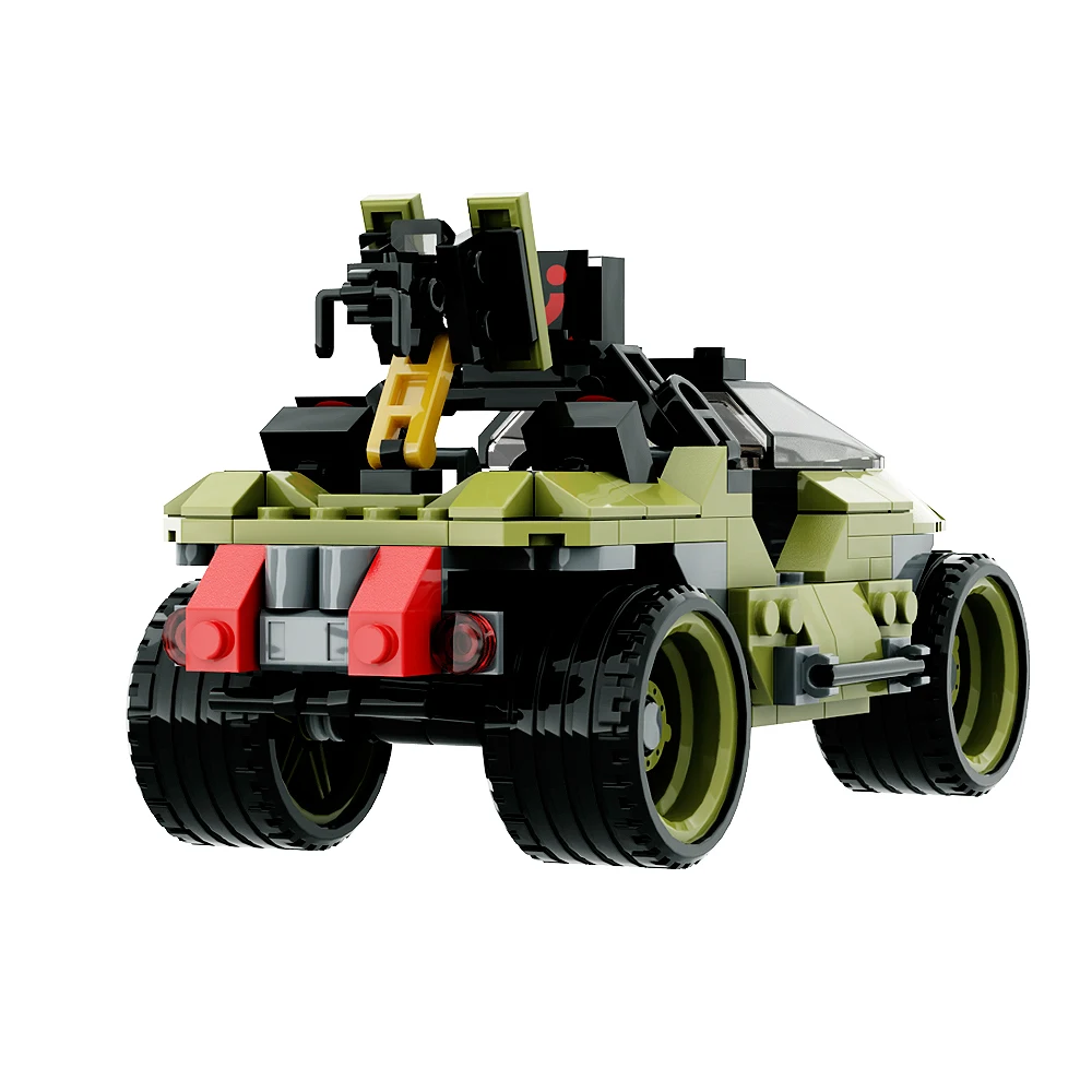 Gobricks Halo Warthdog Building Blocks Moc Game Movies Car Model Sets of DIY Educational Toys for Child Adult Gift