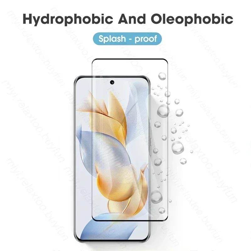 3 шт. HD 19D изогнутое закаленное стекло для Honor 90 Honor 90 5G 2023 REA-NX9 6,7 дюйма защита для экрана телефона защитная пленка