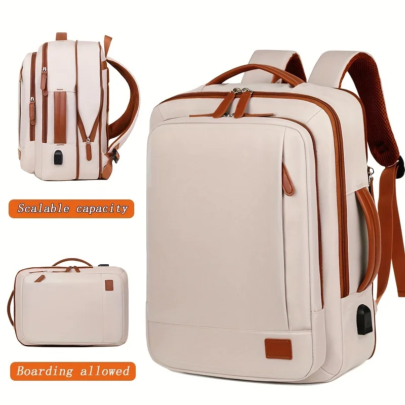 حقيبة ظهر رجال الأعمال ذات سعة كبيرة مقاومة للماء، حقيبة كمبيوتر للسفر للتنقل، حقيبة مدرسية كاجوال لطلاب الجامعات #2