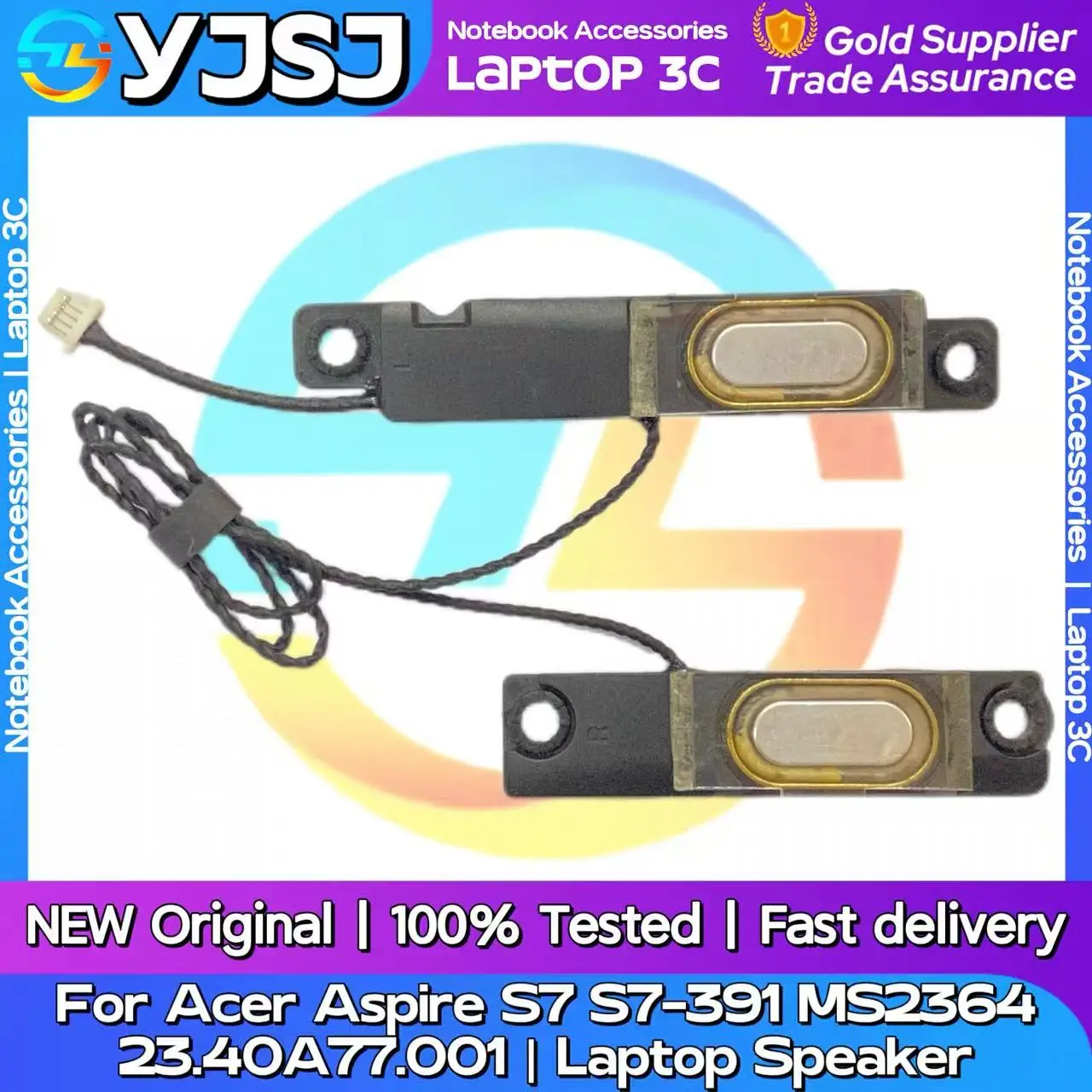 New Original Laptop Notebook Audio Speaker For ACER Aspire S7  S7-391 MS2364 23.40A77.001 Built-in Speaker Horn Audio