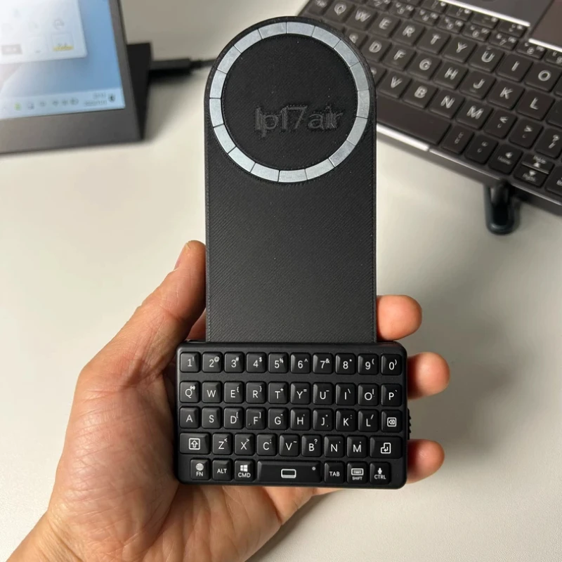 EXknight Magnetic Bluetooth Mini Keyboard for IPhone 12-17Versions Windows/Android Compact Phone BlackBerykbd Keypad Accessories