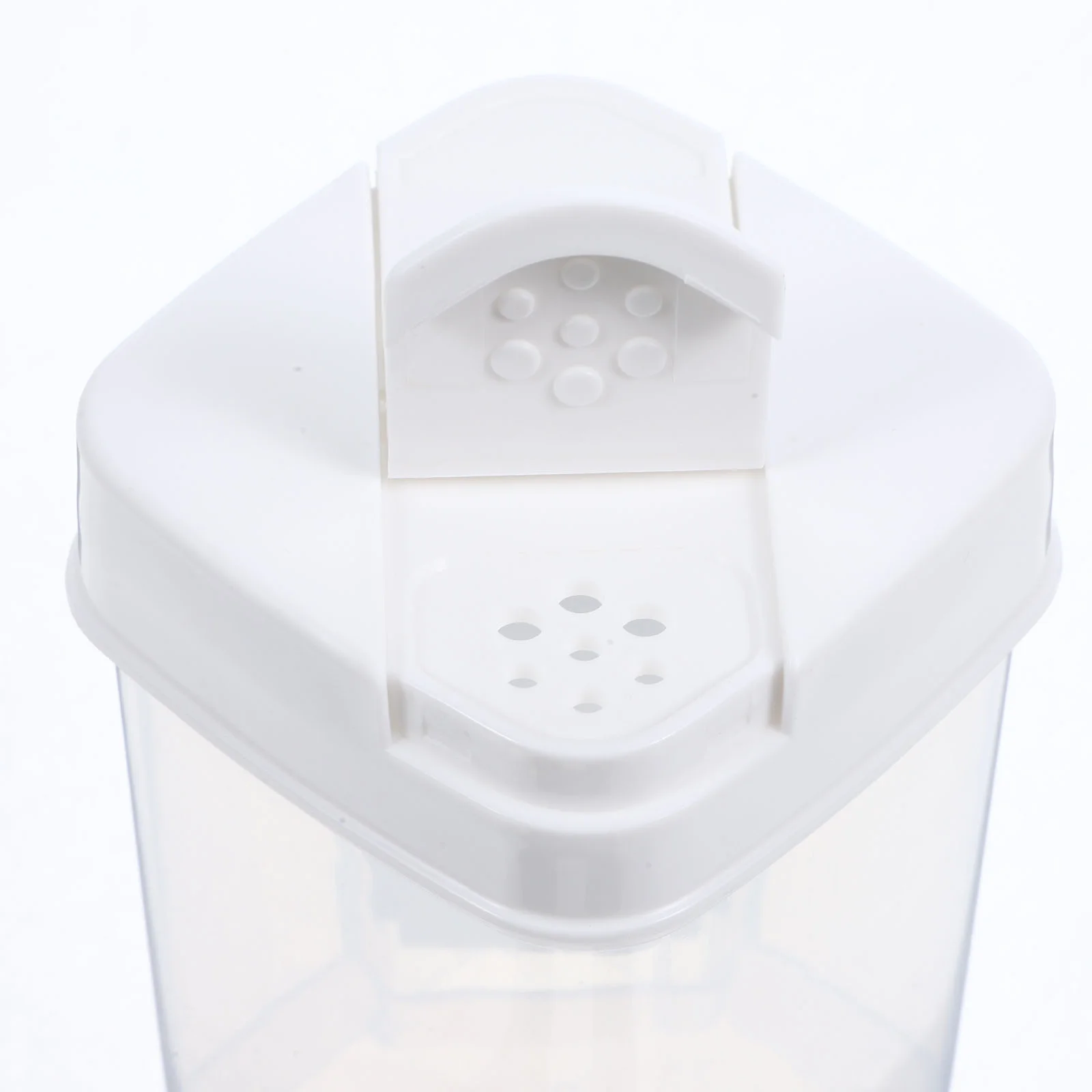 Double Lid Seasoning Box Plastic Salt and Pepper Shakers with Lids Candy Dispenser Camping Travel Mini Containers