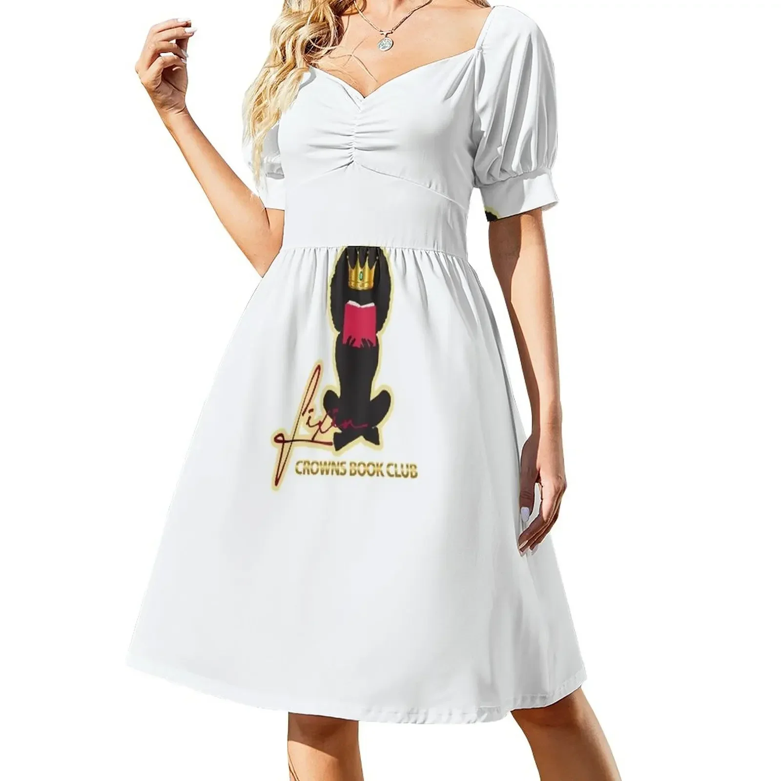 

Fixin' Crowns Book Club Short-Sleeved Dress summer dress women 2025 women's clothing trend 2025 Dress