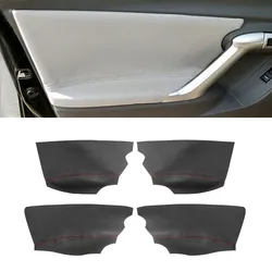 For Toyota Verso 2009 2010 2011 2012 2013 2014 2015 Microfiber Leather Car Interior Door Armrest Panel Cover Protective Trim