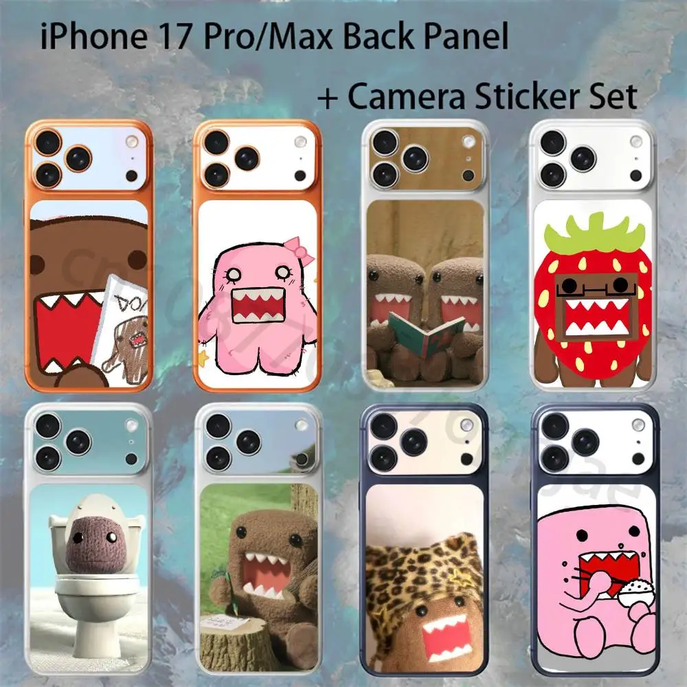 

D-Domo Cute K-Kuns For iPhone 17 Pro /Max Battry Back Cover with Camera Decal Skin Rear Protective Sticker Film