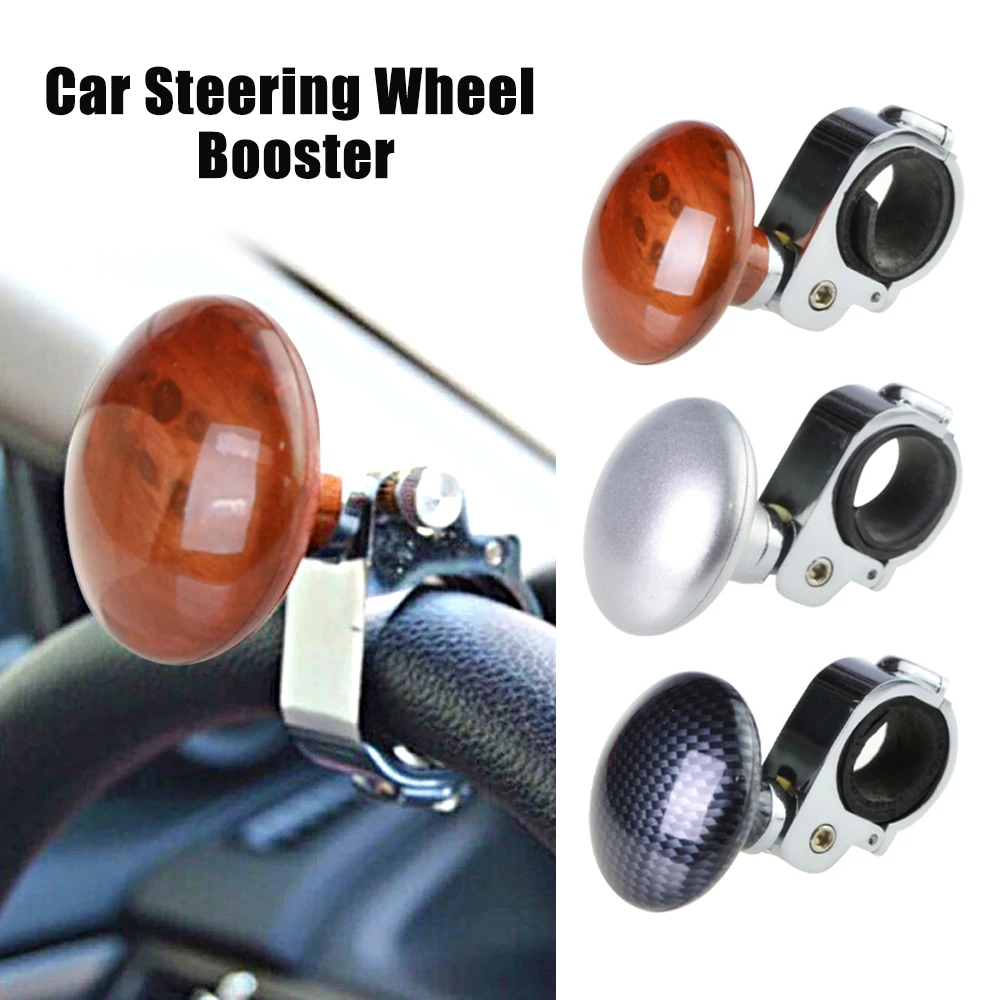 

Car Steering Wheel Booster Ball 360 Degree Turning Spinner Knob Metal Bearing Power Handle Rotating Universal Auto Accessories