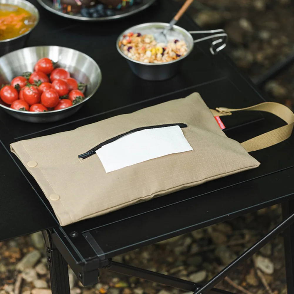 Easy Access Tissue Holder Tissue Storage Bag Portable Tissue Storage Bag Hanging Feature Included Space Efficient Design