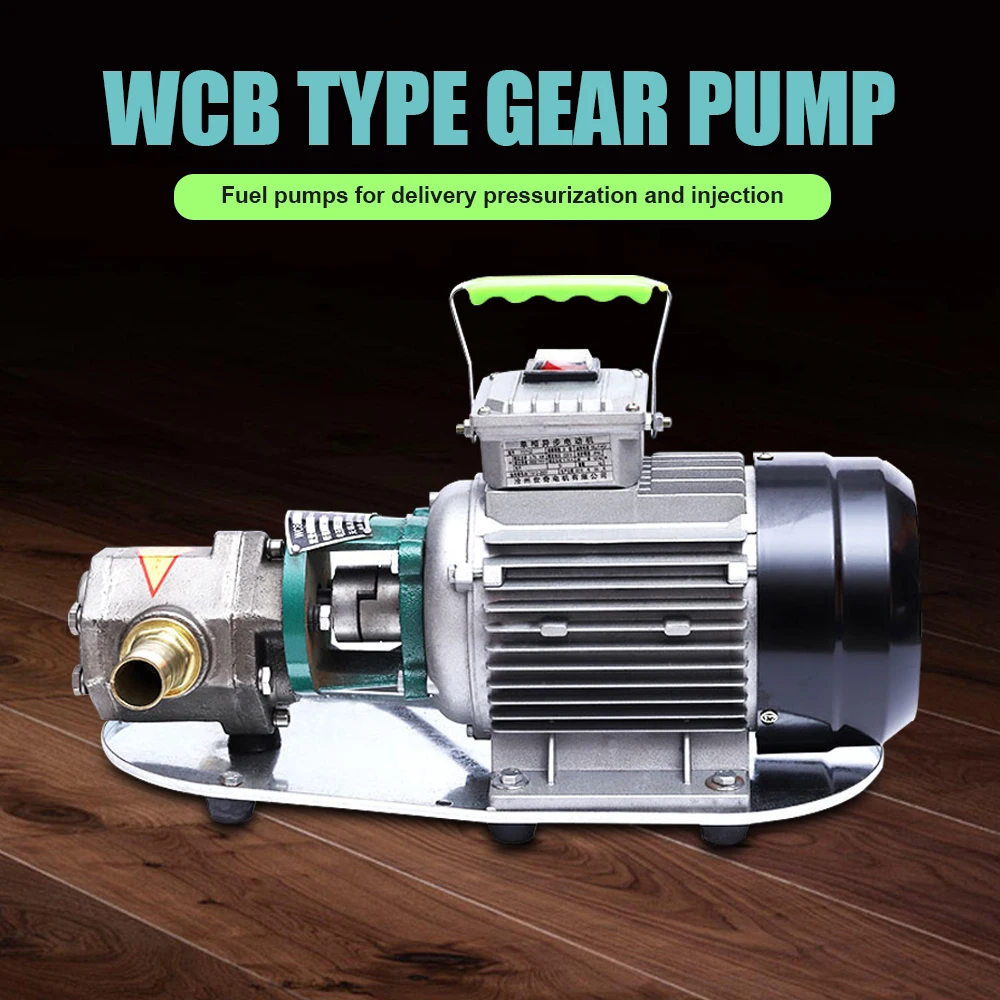 

Электрический поддочный насос 220 В/380 В, небольшой зубчатый водяной насос, высокий расход, высокая вязкость, самовсасывающие дизельные портативные шестеренные насосы